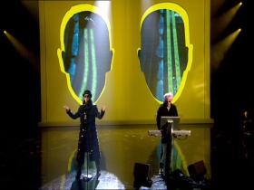 Pet Shop Boys 2009 Brit Awards Performance (feat Lady Gaga & Brandon Flowers)
